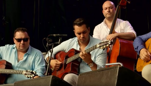 DJANGO REINHARDT FESTIVAL 2018 – Gismo Graf,  Amati Schmitt et Brady Winterstein Quintet